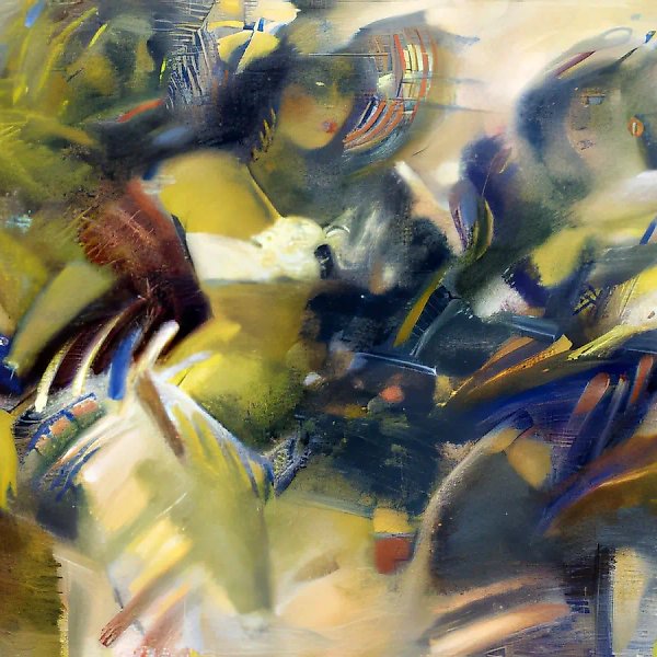 Мерцание красного, 1991, холст, масло, 90х100 Собственность автора