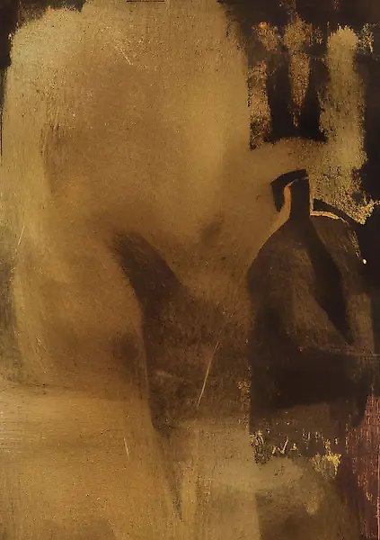 Кофейник, 1994, бумага, акварель, 22x10,5 см. Собственность автора