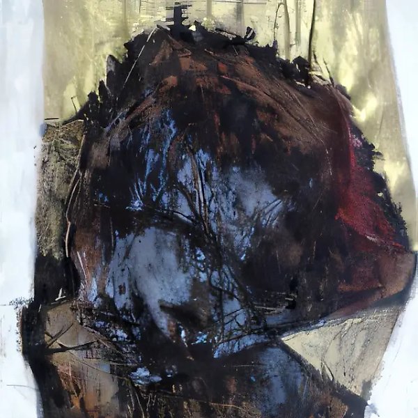 Внутренний голос, 1995, смешанная техника, бумага, 56x41
