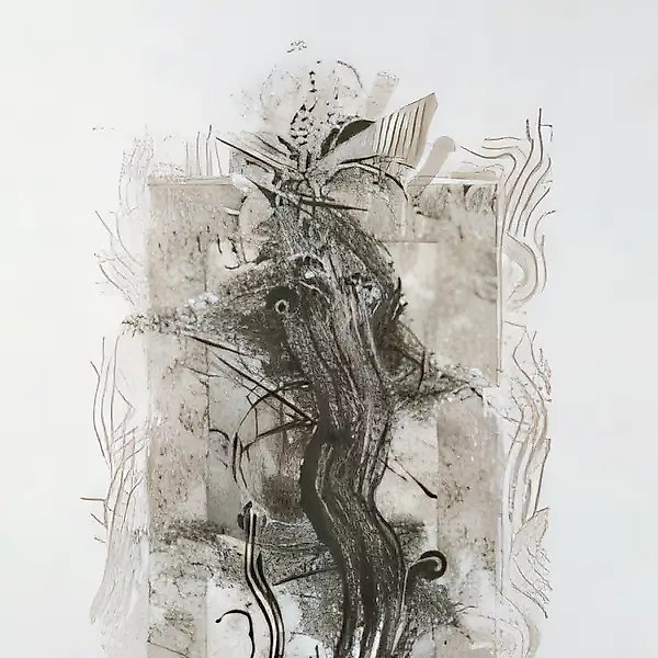 Nest, 1995, autolithograph, 72,5x41,5 Author's property