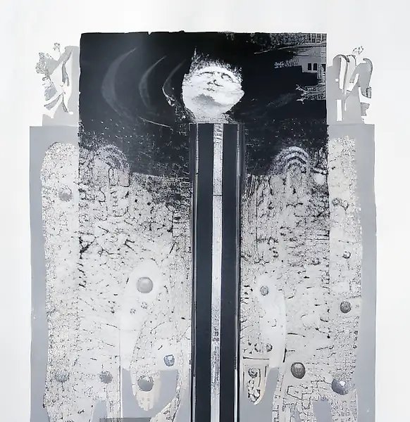 Head, 1996, autolithograph, 74,5x41,5 Author's property