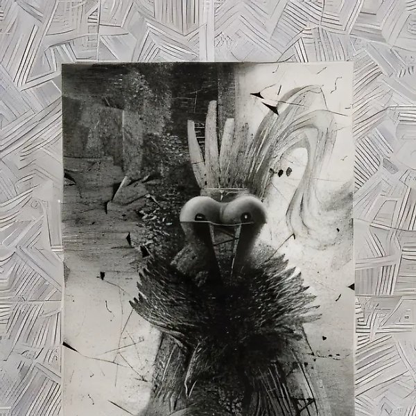 The King of humans, 1994, mixed technique, autolithograph, 87x58 Author's property