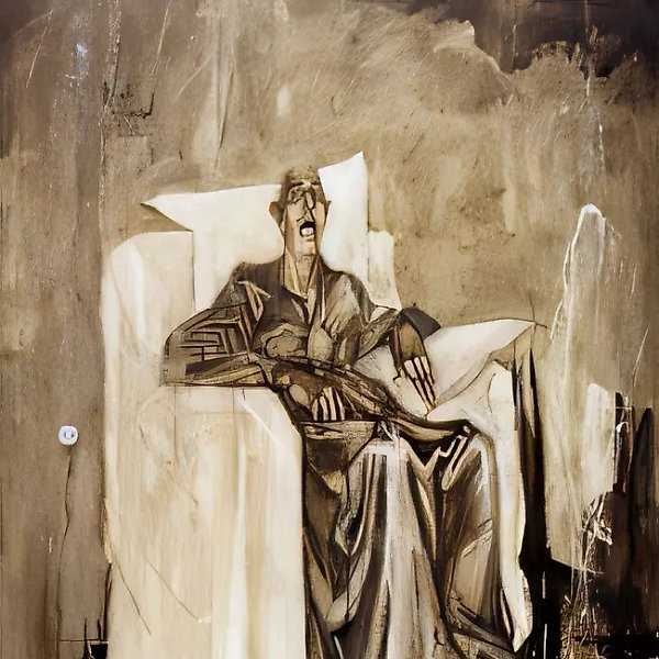 Dali, 1994, canvas, acrylic, oil, 196x146. Author`s property