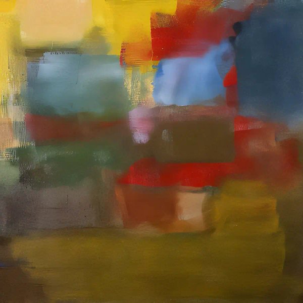 Отплытие, 1993, картон, масло, 68х78 Собственность автора
