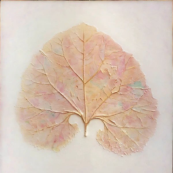 "Композиция" - "Лапух", 1987, холст, гипс, масло, 90х90