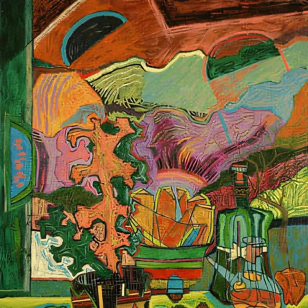 Кактус, 1994, холст, масло, 100x80