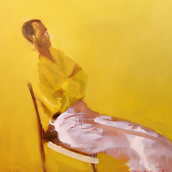 Портрет художника Флорескула., 1997, холст, масло, 131х136.5