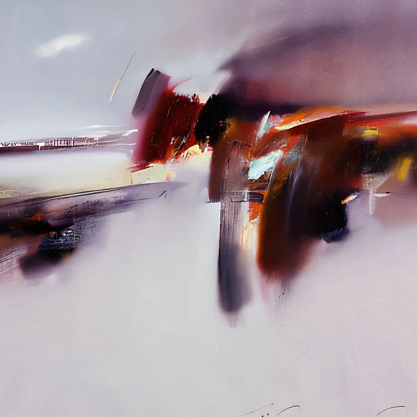 Облако., 1997, холст, масло, 70 х 90