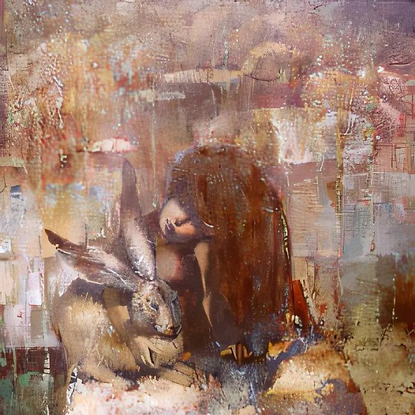 Алиса в стране чудес., 1999, холст, акрил, масло, 60х75 Собственность автора