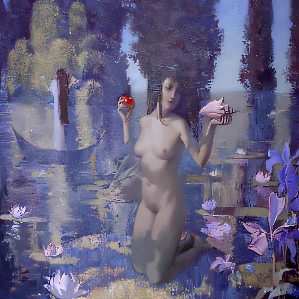 Фея снов., 1999, холст, акрил, масло, 70х80 Собственность автора