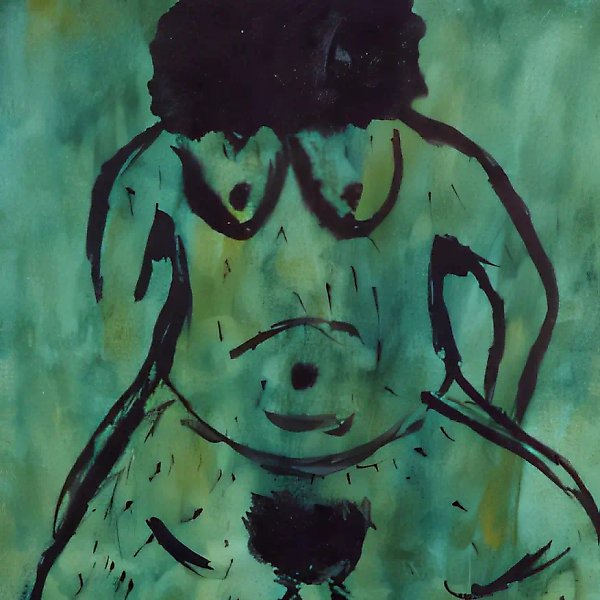 The Punished Masturbator, 1996, paper, watercolour, 30x40. Private collection