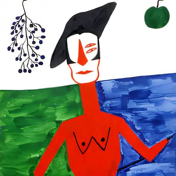 Inspired Image of My Sister, 1997, paper, watercolour, 50x70. Author`s property