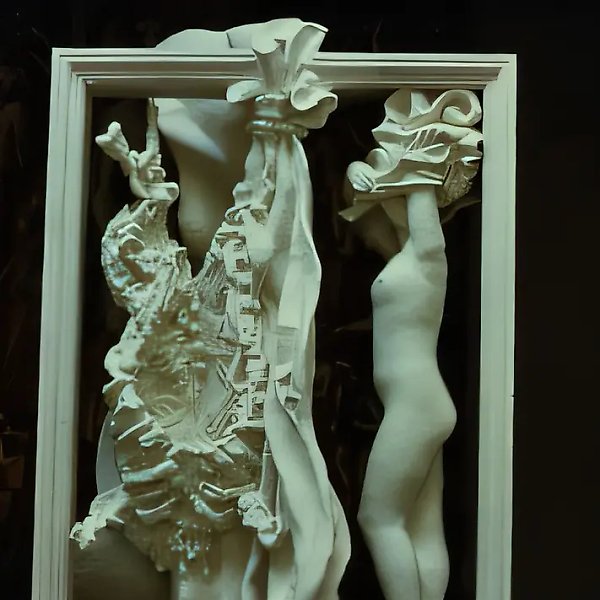 Метаморфоза., 1997, мрамор, 85 х 17