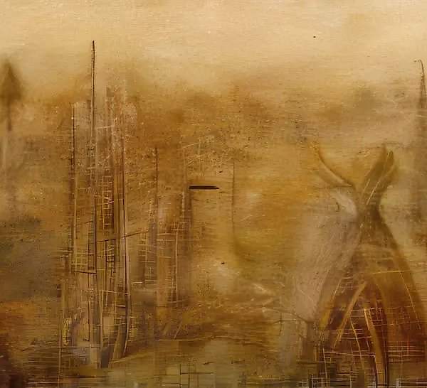 Лес, 1995,  холст, масло, 95 x 196