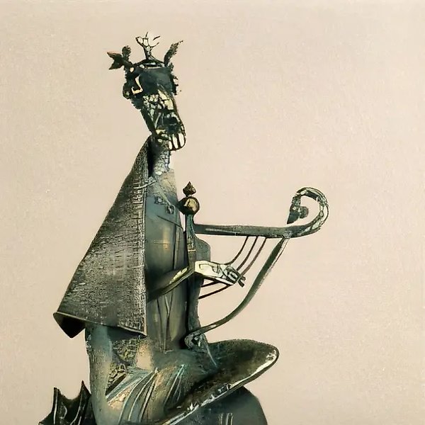Tsar David, 1997, bronze, 34 х 20 х 10
