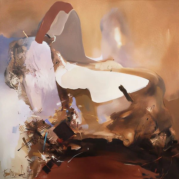 Восхождение, 1997, холст, масло, 100x100