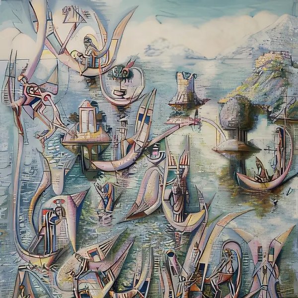 Музы, нимфы, 1995, холст, масло, 130х100