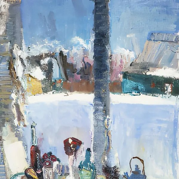 Window.	, 1996, oil on canvas, 105,5 х 97