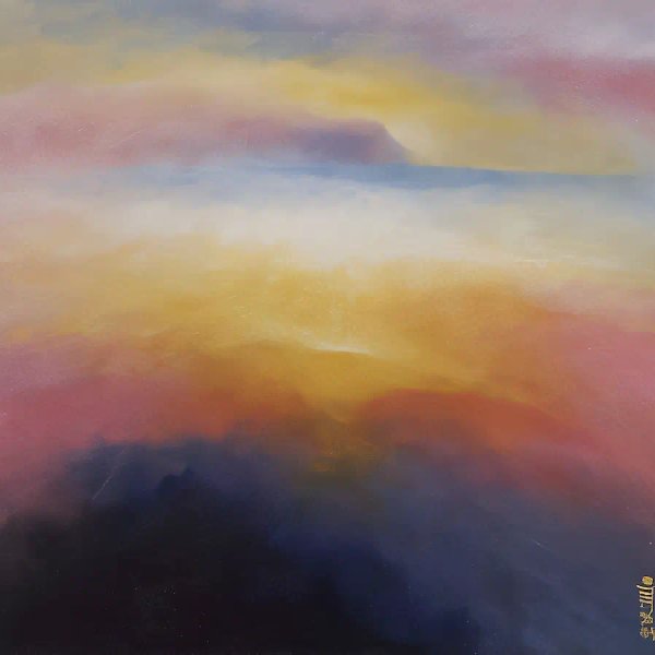 Медитация 11, 1996, холст, акрил, 65x54