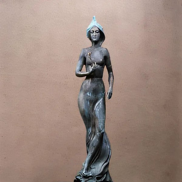 Весна., 1997, бронза, 78 x 22 x 23