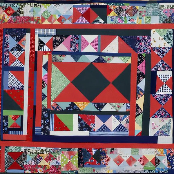 Весна - красна, 1991, лоскутное шитье, 112 x 166