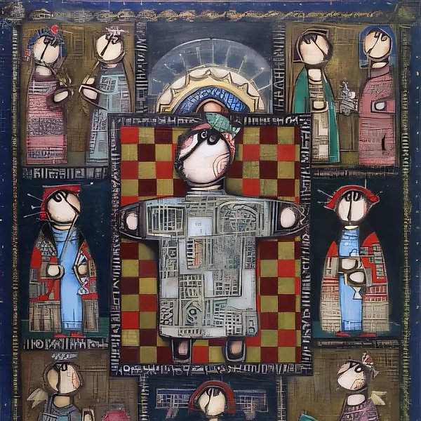 Созвездие рыбы, 1995, холст, масло, 100х120
