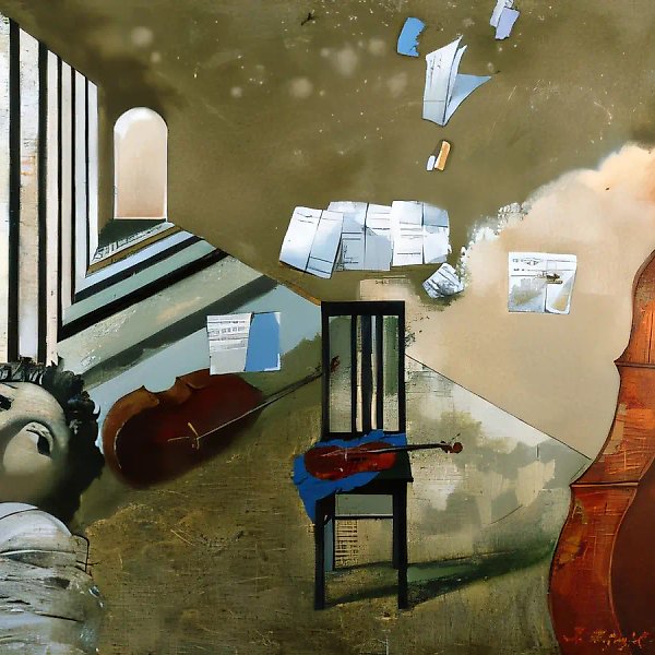 Отзвук., 1997, холст, масло, 80 х 100