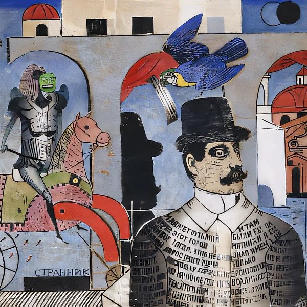 Странник., 1997, гравюра на дереве, ручная раскраска, 63 х 83