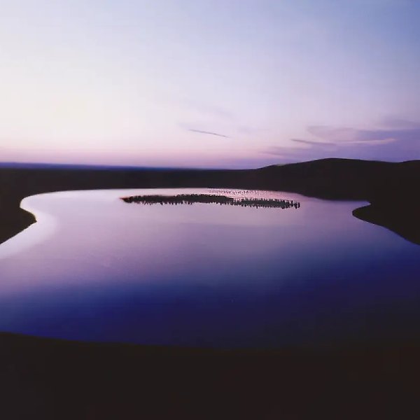 Night Lake. Southern Urals, 1998, colour photograph, 20x30. Author`s property