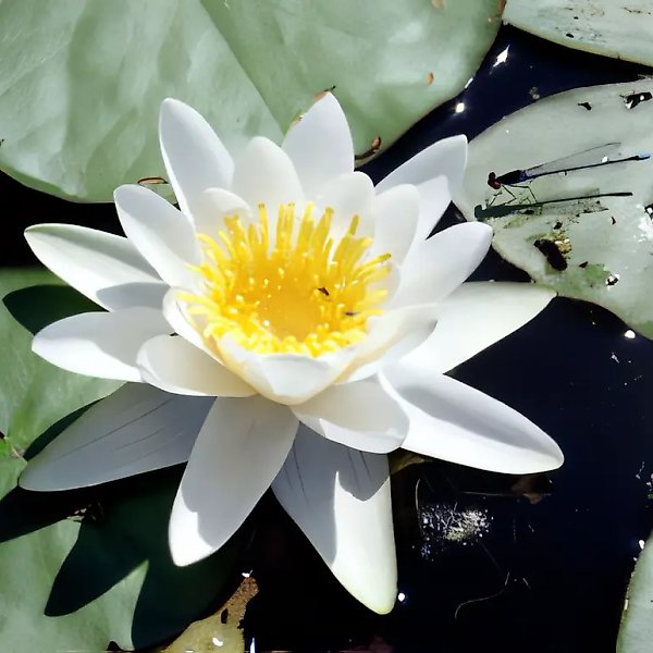 Water Lily. Southern Urals, 1998, colour photograph, 24x36. Author`s property