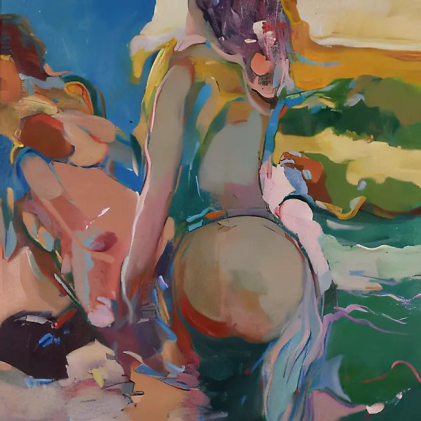 Купальщицы, 1997, холст, масло, 120 х 100