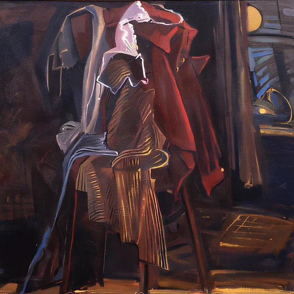 Discarded Clothes -4, 1972, oil on canvas, tempera, 105x110