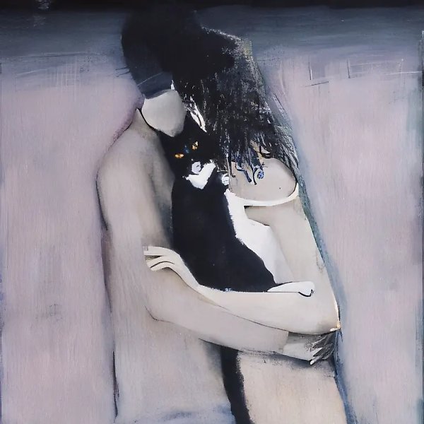 Trio, 1995, oil on canvas, tempera, 70x60