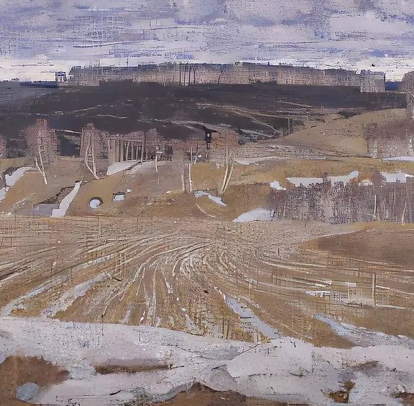 Native Orlovshina, 1978, canvas, tempera, 110x140