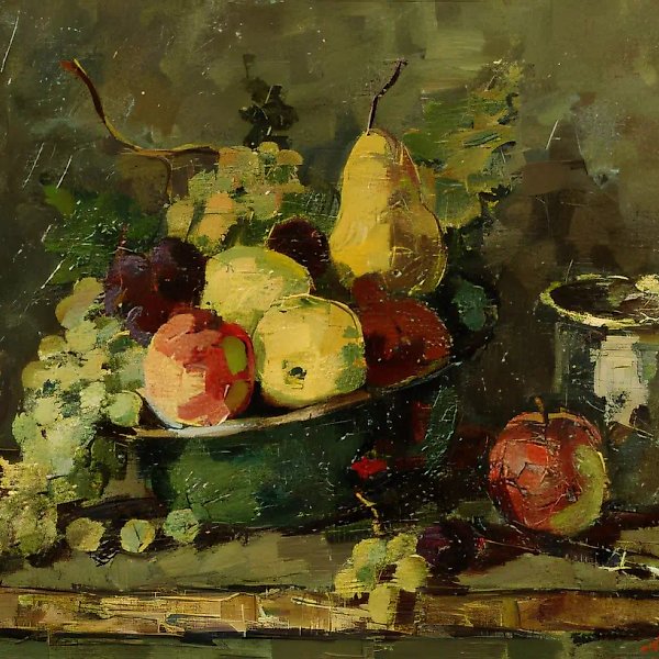 Still-life with Apples, 1997, oil on canvas, 50x70