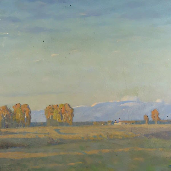 Осенний вечер, 1997, холст, масло, 86 х 110