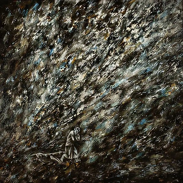 游者，1987年，布面油画，80x80
