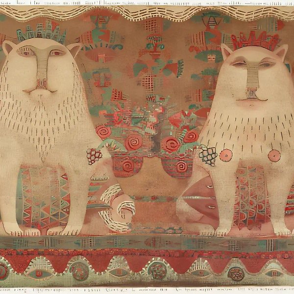 Коты., 1994, офорт, акварель, 49,5 х 64