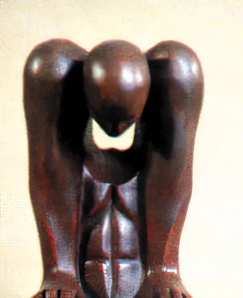 被掏空的人，1997年，铜，高度180
