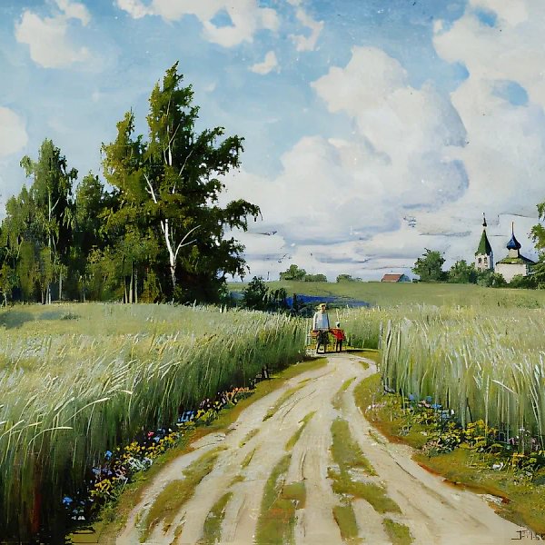 黑麦，1989年，布面油画，55x61