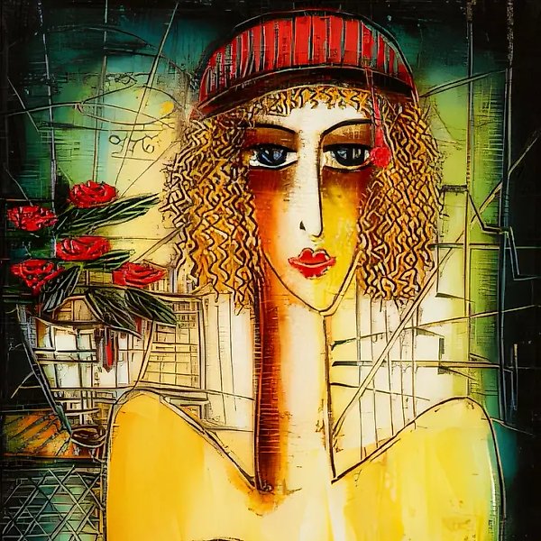Янка, 1997,  холст, масло, 50х40 Частная коллекция. Россия