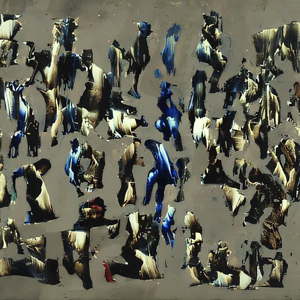 Страус, 1998, масло, картон, 15x21. Собственность автора