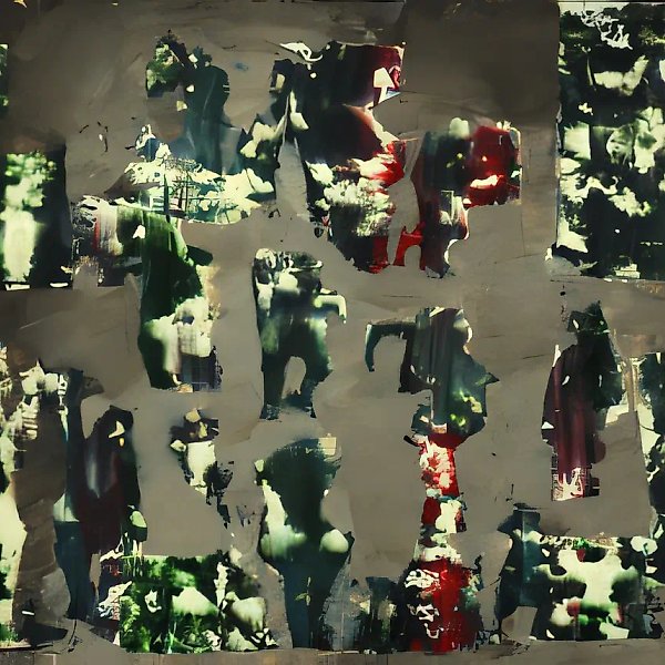Стёртая хроника, 1998, масло, картон, 15x21. Собственность автора