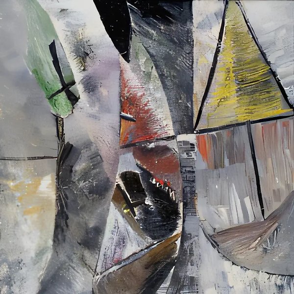 Пейзаж III, 1993, холст, масло, 60x50, $500. Собственность автора