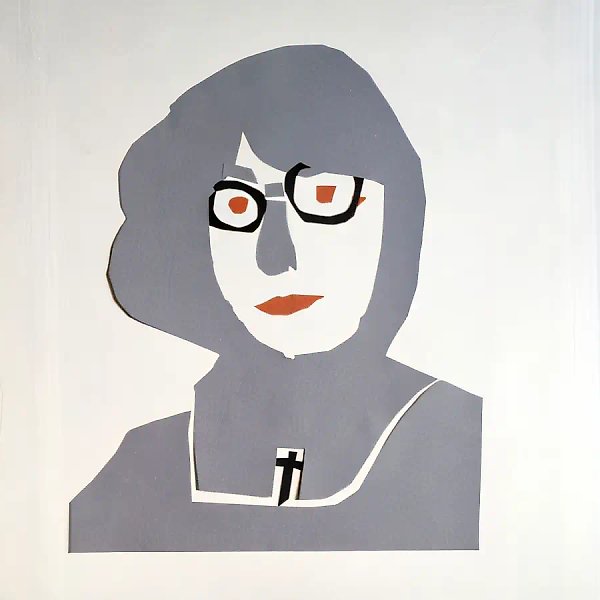 Марина Цветаева, 1986, коллаж, бумага, 59x60. East-West Gallery, Лондон