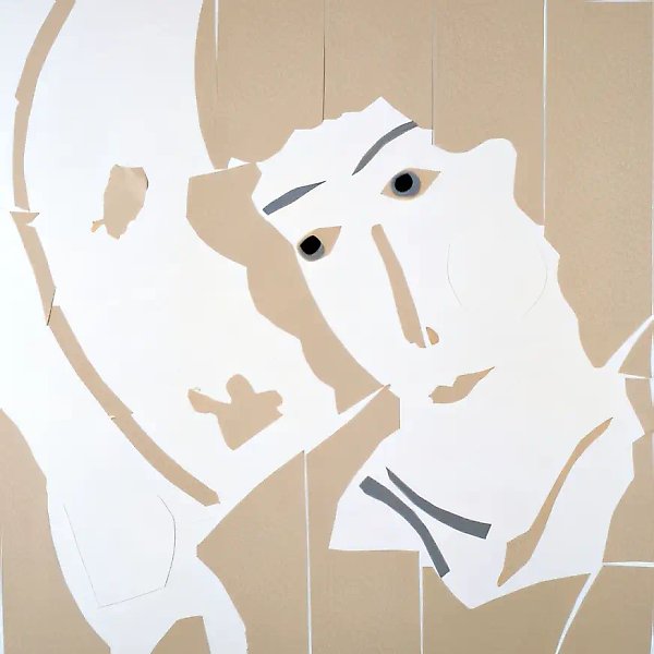 Ангел Рублёва, 1987, коллаж, бумага, 59x60. Частная коллекция, Лондон