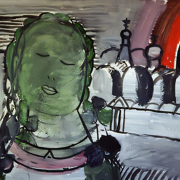 Москва. Преображенка, 1998, масло на бумаге, 56x78. Собственность автора