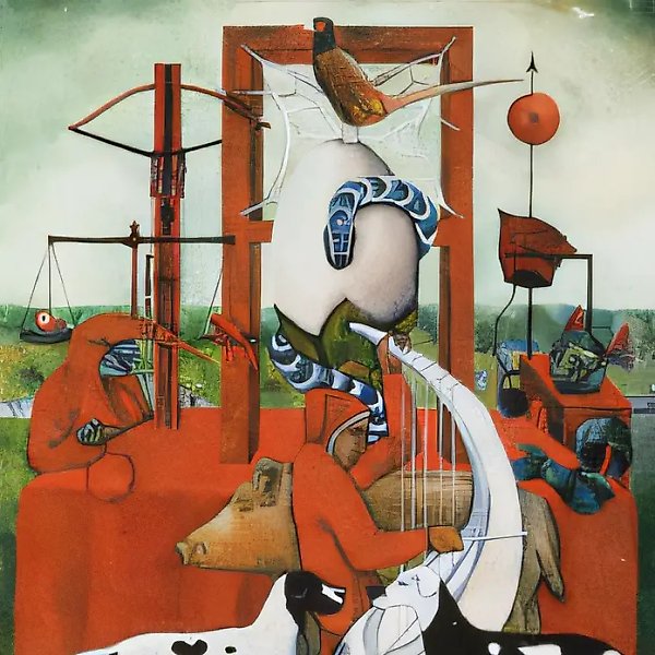 Орфей, 1992, холст, масло, 50x40. Частная коллекция, Германия