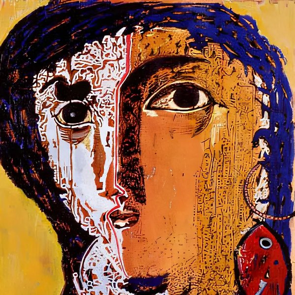 Мадонна, 1990, Холт, масло, 60x50 В частной коллекции