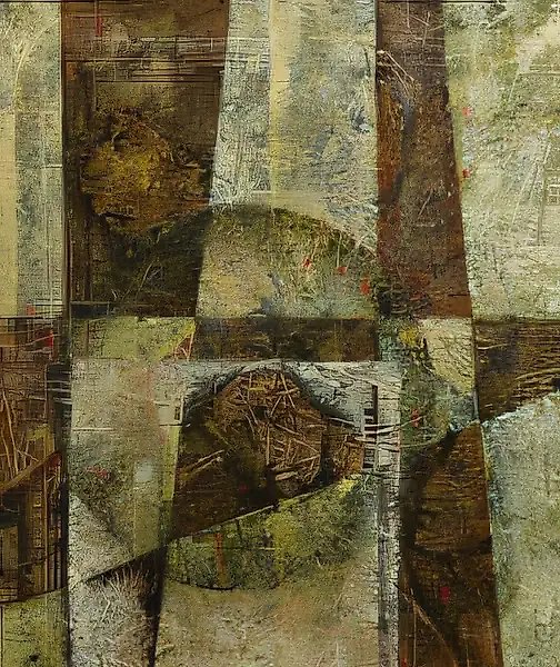 Вертикаль., 1995, холст, масло, 100х76